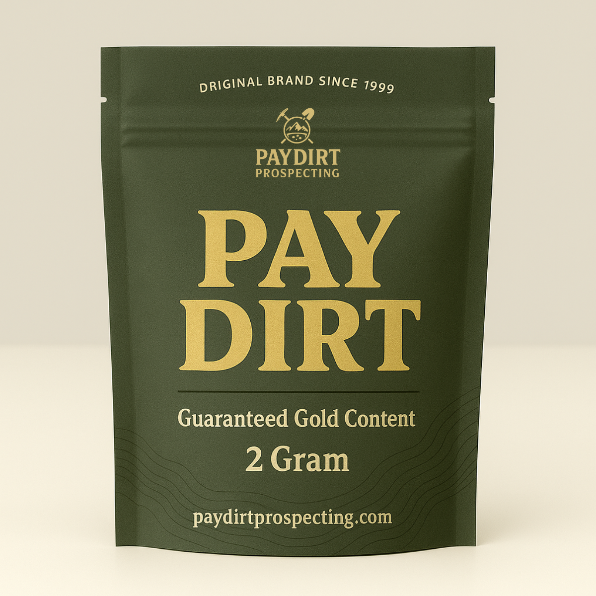 Gold Paydirt | Gold Rush Panning Concentrates unsearched & Added | Gold Prospecting Pay Dirt + Guaranteed Lucky’s Bonus Bag | 2 Gram of Gold