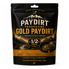 Gold Paydirt Prospecting Bag | Guaranteed 1/2 Gram Real Gold | Premium Gold Panning Concentrates