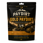 Gold Paydirt Prospecting Bag | Guaranteed 1/4 Gram Real Gold | Premium Gold Panning Concentrates