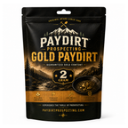 Premium gold panning concentrates paydirt bag with real gold